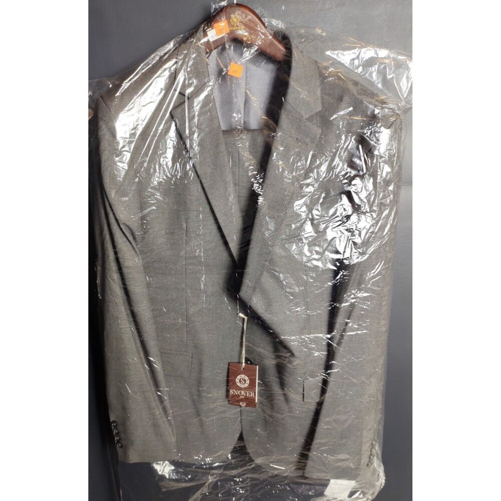 Snover Men's Grey 2-Piece Suit 46R/40W Modern Tailored NWT